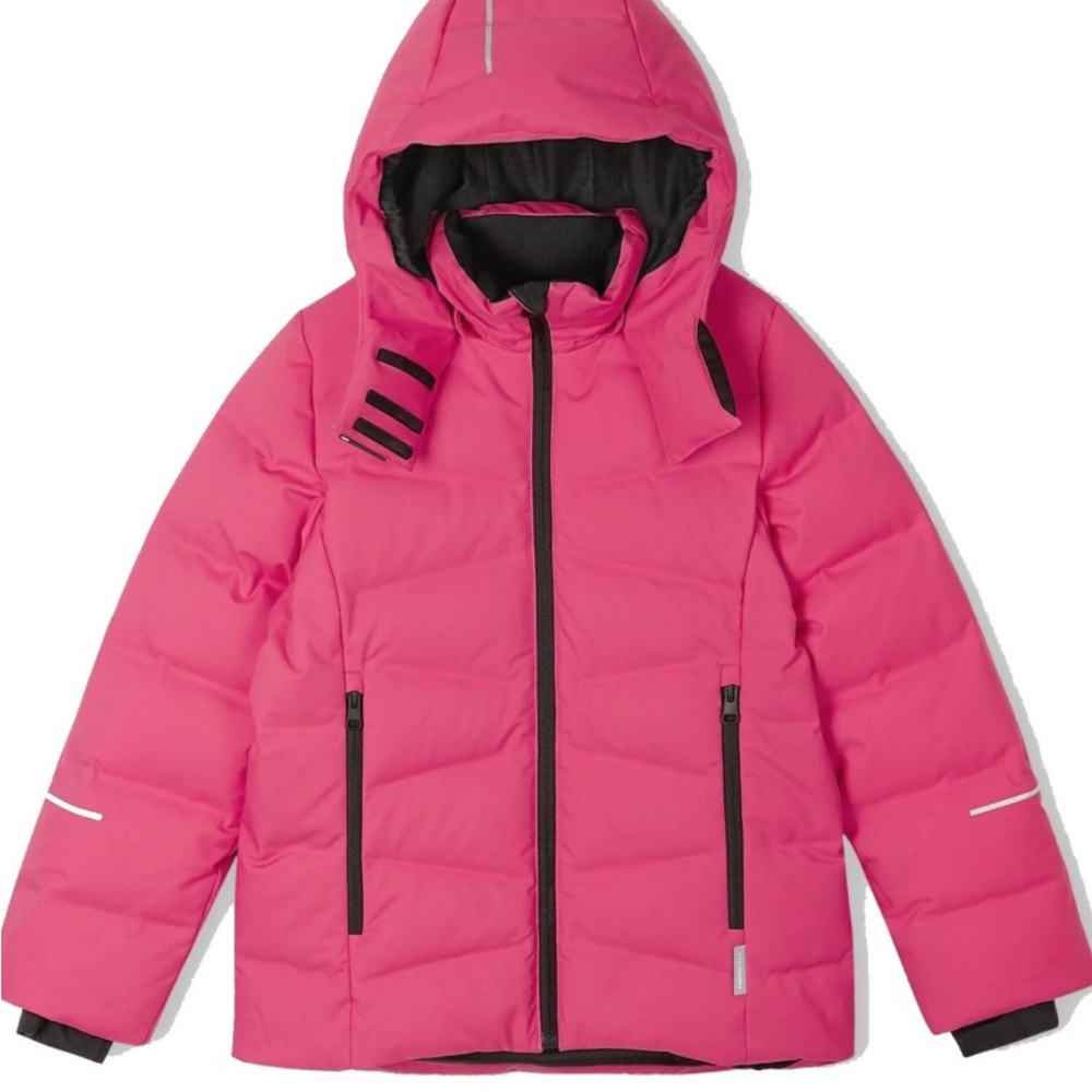 REIMA Winter Jacket - Pink Puffer Jacket with removable hood